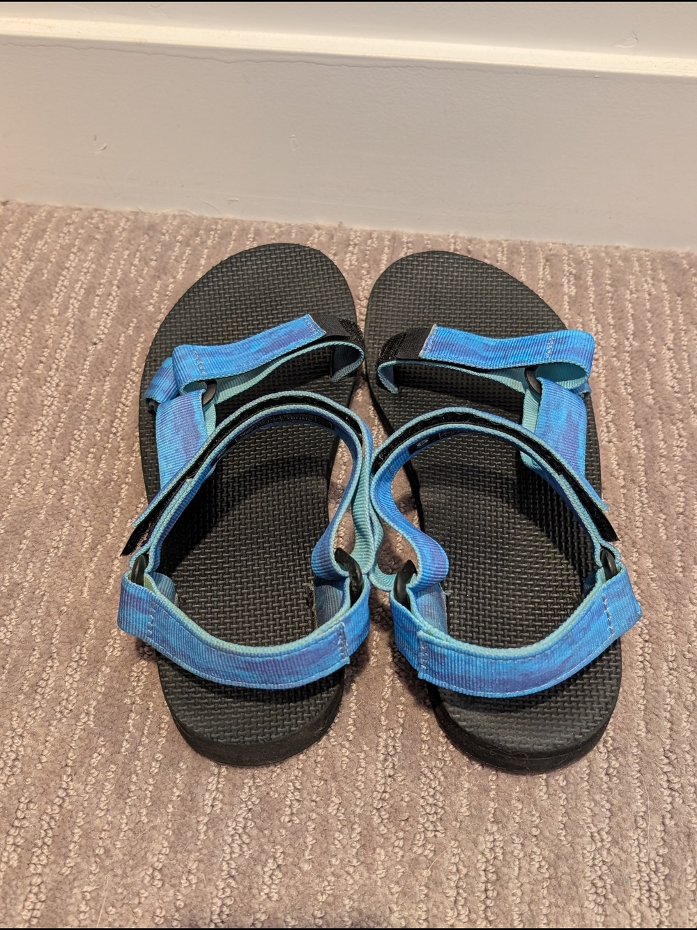 Blue Tie Dye Tevas - Picture 2 of 4